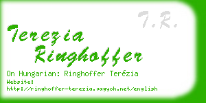 terezia ringhoffer business card